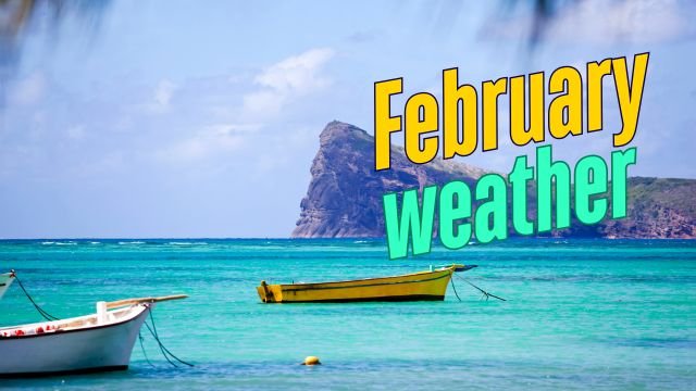 february weather mauritius