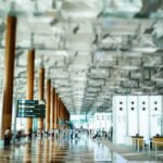 tilt photo of airport interior taken at daytime, Mauritius Travel Form
