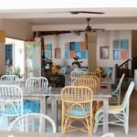 brown wooden table and chairs set