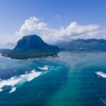 an island in the middle of the ocean
