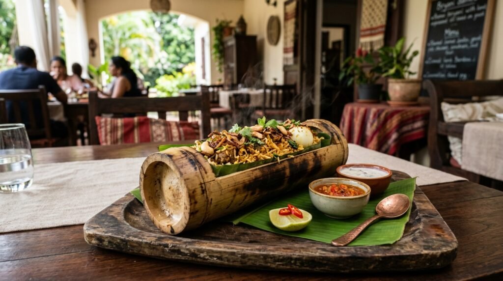 bamboo biryani